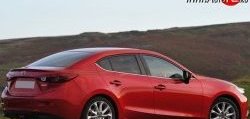 1 699 р. Лип спойлер M-VRS Mazda 3/Axela BM дорестайлинг седан (2013-2016) (Неокрашенный)  с доставкой в г. Керчь. Увеличить фотографию 4