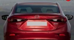 1 699 р. Лип спойлер M-VRS Mazda 3/Axela BM дорестайлинг седан (2013-2016) (Неокрашенный)  с доставкой в г. Керчь. Увеличить фотографию 2