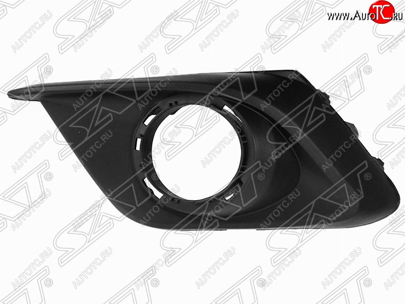 499 р. Левая оправа противотуманной фары SAT (под хром)  Mazda 3/Axela  BM (2013-2016) дорестайлинг седан, дорестайлинг, хэтчбэк  с доставкой в г. Керчь