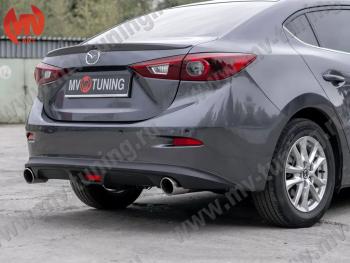 2 699 р. Стоп-сигнал в диффузор F1 Style (LED) MV-Tuning Mazda 3/Axela BM рестайлинг седан (2016-2019)  с доставкой в г. Керчь. Увеличить фотографию 2