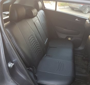 8 249 р. Чехлы для сидений Lord Autofashion Денвер (экокожа) Mazda 3/Axela BM дорестайлинг, хэтчбэк (2013-2016) (Чёрный, вставка чёрная)  с доставкой в г. Керчь. Увеличить фотографию 5