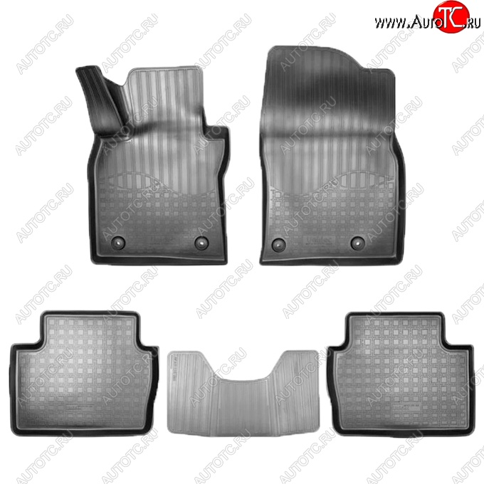 2 699 р. Коврики салонные Noplast (3D) Mazda 3/Axela BP хэтчбэк (2019-2025) (Черные)  с доставкой в г. Керчь