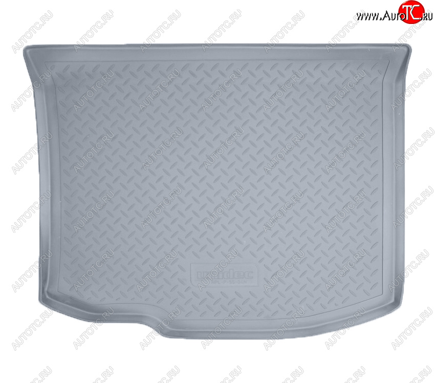 1 799 р. Коврик багажника Norplast Unidec  Mazda 3/Axela  BL (2009-2013) дорестайлинг, хэтчбэк 5 дв., рестайлинг, хэтчбэк (Цвет: серый)  с доставкой в г. Керчь