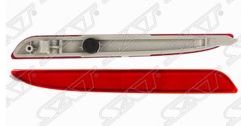Правый отражатель в задний бампер TYC Mazda 3/Axela BL дорестайлинг седан (2009-2011)