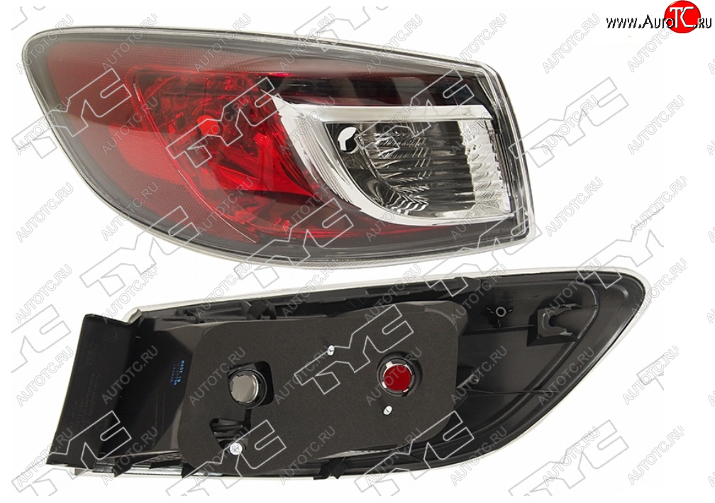 4 749 р. Левый фонарь задний TYC  Mazda 3/Axela  BL (2009-2013) дорестайлинг седан, рестайлинг седан  с доставкой в г. Керчь
