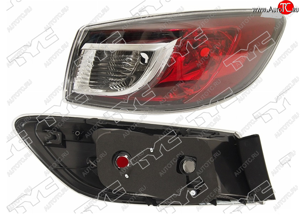 4 749 р. Правый фонарь задний TYC Mazda 3/Axela BL дорестайлинг седан (2009-2011)  с доставкой в г. Керчь