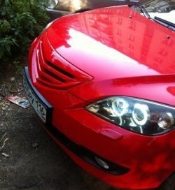 3 189 р. Решётка радиатора Корнер  Mazda 3/Axela  BK (2006-2009) рестайлинг, хэтчбэк (Неокрашенная)  с доставкой в г. Керчь. Увеличить фотографию 2