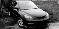 3 189 р. Решётка радиатора (спорт) Style (сетка) Mazda 3/Axela BK дорестайлинг, хэтчбэк (2003-2006) (Неокрашенная)  с доставкой в г. Керчь. Увеличить фотографию 6