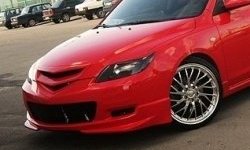 3 189 р. Решётка радиатора (спорт) Style (сетка) Mazda 3/Axela BK дорестайлинг, хэтчбэк (2003-2006) (Неокрашенная)  с доставкой в г. Керчь. Увеличить фотографию 7