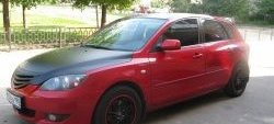 3 189 р. Решётка радиатора Style v1 (две полоски)  Mazda 3/Axela  BK (2006-2009) рестайлинг, хэтчбэк (Неокрашенная)  с доставкой в г. Керчь. Увеличить фотографию 5