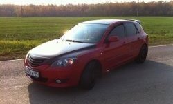 4 999 р. Спойлер Style v1 (двух ногий) Mazda 3/Axela BK дорестайлинг, хэтчбэк (2003-2006) (Неокрашенный)  с доставкой в г. Керчь. Увеличить фотографию 6