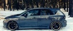 3 499 р. Спойлер Style v2 Mazda 3/Axela BK дорестайлинг, хэтчбэк (2003-2006) (Неокрашенный)  с доставкой в г. Керчь. Увеличить фотографию 2
