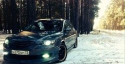 4 999 р. Накладка на передний бампер Style Mazda 3/Axela BK дорестайлинг седан (2003-2006) (Неокрашенная)  с доставкой в г. Керчь. Увеличить фотографию 3