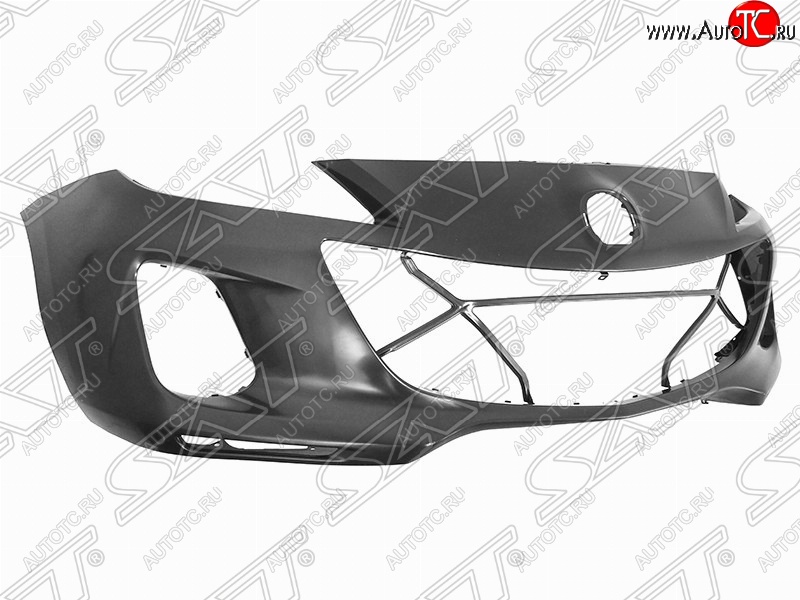 5 949 р. Передний бампер SAT STDType  Mazda 3/Axela  BL (2011-2013) рестайлинг седан, рестайлинг, хэтчбэк (Неокрашенный)  с доставкой в г. Керчь