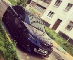3 189 р. Решётка радиатора (рестайл) Style v2 (сетка)  Mazda 3/Axela  BK (2006-2009) рестайлинг седан (Неокрашенная)  с доставкой в г. Керчь. Увеличить фотографию 4