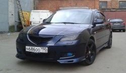 3 189 р. Решётка радиатора (рестайл) Style v2 (сетка)  Mazda 3/Axela  BK (2006-2009) рестайлинг седан (Неокрашенная)  с доставкой в г. Керчь. Увеличить фотографию 5
