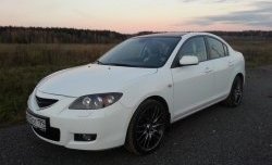 3 189 р. Решётка радиатора (рестайл) Style v2 (сетка)  Mazda 3/Axela  BK (2006-2009) рестайлинг седан (Неокрашенная)  с доставкой в г. Керчь. Увеличить фотографию 6