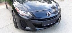 989 р. Реснички на фары RA Mazda 3/Axela BL дорестайлинг, хэтчбэк 5 дв. (2009-2011) (Неокрашенные)  с доставкой в г. Керчь. Увеличить фотографию 2