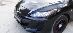989 р. Реснички на фары RA Mazda 3/Axela BL дорестайлинг, хэтчбэк 5 дв. (2009-2011) (Неокрашенные)  с доставкой в г. Керчь. Увеличить фотографию 4