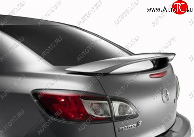 4 999 р. Спойлер CT Mazda 3/Axela BL дорестайлинг седан (2009-2011) (Неокрашенный)  с доставкой в г. Керчь
