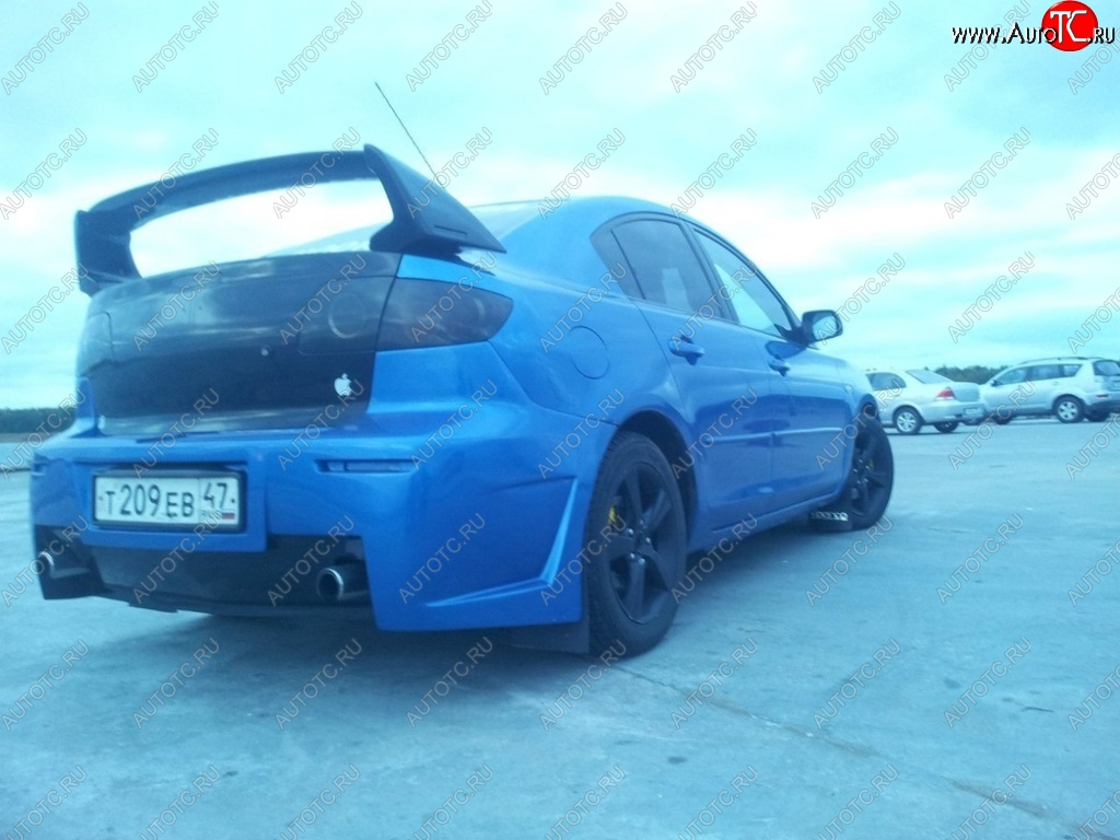 9 049 р. Спойлер Mugen  Mazda 3/Axela  BK (2003-2009) дорестайлинг седан, рестайлинг седан (Неокрашенный)  с доставкой в г. Керчь
