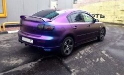4 749 р. Спойлер Высокий  Mazda 3/Axela  BK (2003-2006) дорестайлинг седан (Неокрашенный)  с доставкой в г. Керчь. Увеличить фотографию 10