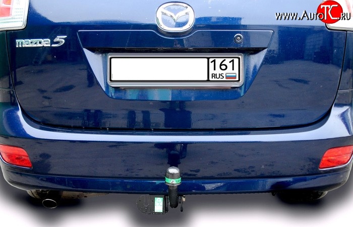 6 999 р. Фаркоп Лидер Плюс  Mazda 5 (2005-2010) (Без электропакета)  с доставкой в г. Керчь