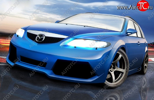 28 999 р. Передний бампер Golardo Mazda 6 GG седан дорестайлинг (2002-2005)  с доставкой в г. Керчь