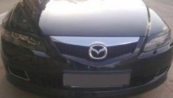 1 649 р. Реснички на фары CT Mazda 6 GG седан дорестайлинг (2002-2005) (Неокрашенные)  с доставкой в г. Керчь. Увеличить фотографию 2