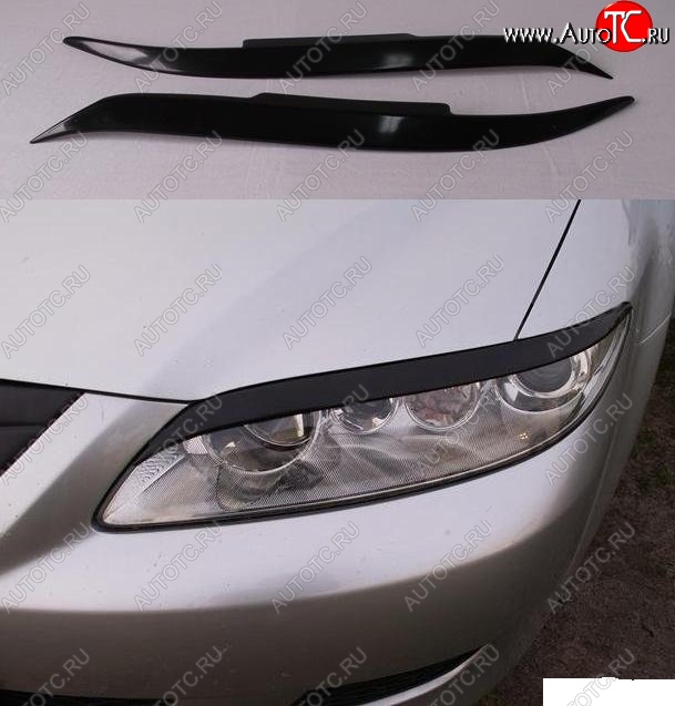 899 р. Реснички на фары Jaguar Mazda 6 GG седан дорестайлинг (2002-2005)  с доставкой в г. Керчь