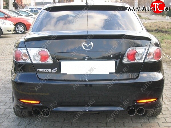 4 149 р. Лип спойлер ATH Mazda 6 GG седан дорестайлинг (2002-2005) (Неокрашенный)  с доставкой в г. Керчь