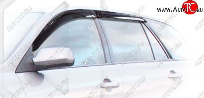 1 999 р. Дефлектора окон CA-Plastic  Mazda 6  GG, GY (2002-2005) универсал дорестайлинг (Classic полупрозрачный, Без хром.молдинга)  с доставкой в г. Керчь
