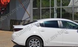 4 299 р. Козырёк на заднее стекло Sport  Mazda 6  GJ (2012-2018) дорестайлинг седан, 1-ый рестайлинг седан (Неокрашенный)  с доставкой в г. Керчь. Увеличить фотографию 3