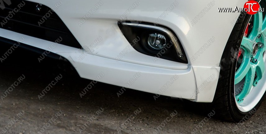 6 899 р. Клыки на передний бампер Sport Mazda 6 GJ дорестайлинг седан (2012-2015) (Неокрашенная)  с доставкой в г. Керчь