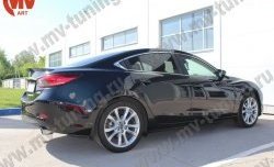 5 199 р. Лип спойлер Boomer Design Mazda 6 GJ 1-ый рестайлинг седан (2015-2018) (Неокрашенный)  с доставкой в г. Керчь. Увеличить фотографию 2