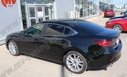 5 199 р. Лип спойлер Boomer Design Mazda 6 GJ 1-ый рестайлинг седан (2015-2018) (Неокрашенный)  с доставкой в г. Керчь. Увеличить фотографию 4