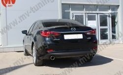 5 199 р. Лип спойлер Boomer Design Mazda 6 GJ 1-ый рестайлинг седан (2015-2018) (Неокрашенный)  с доставкой в г. Керчь. Увеличить фотографию 5