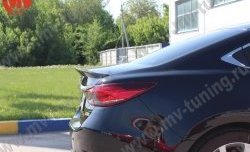5 199 р. Лип спойлер Boomer Design Mazda 6 GJ 1-ый рестайлинг седан (2015-2018) (Неокрашенный)  с доставкой в г. Керчь. Увеличить фотографию 8