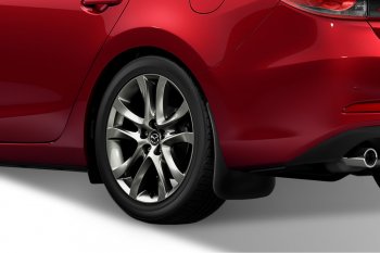 2 249 р. Задние брызговики Frosch Mazda 6 GJ 1 рестайлинг универсал (2015-2018)  с доставкой в г. Керчь. Увеличить фотографию 2