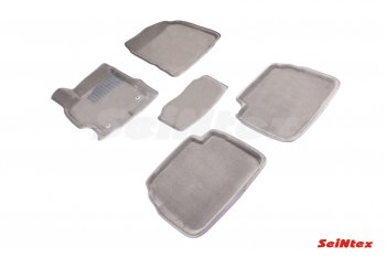 Текстильные коврики в салон SEINTEX 3D Mazda 6  GH (2007-2012) дорестайлинг лифтбэк, дорестайлинг седан, дорестайлинг универсал, рестайлинг лифтбэк, рестайлинг седан, рестайлинг универсал (серые)