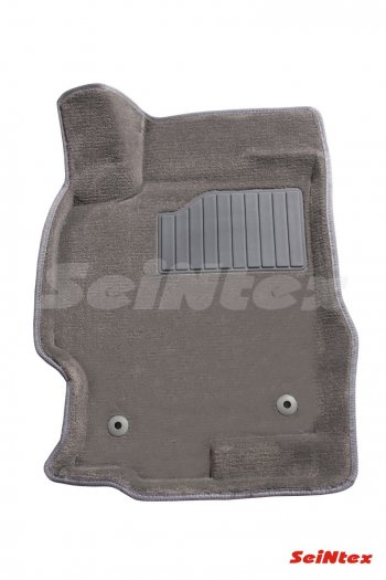 7 049 р. Текстильные коврики в салон SEINTEX 3D  Mazda 6  GH (2007-2012) дорестайлинг лифтбэк, дорестайлинг седан, дорестайлинг универсал, рестайлинг лифтбэк, рестайлинг седан, рестайлинг универсал (серые)  с доставкой в г. Керчь. Увеличить фотографию 2