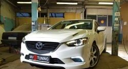47 899 р. Капот пластиковый (с прорезаными жабрами) SkyActivSport MV-Tuning  Mazda 6  GJ (2012-2025) дорестайлинг седан, дорестайлинг универсал, 1 рестайлинг универсал, 1-ый рестайлинг седан, 2-ой рестайлинг седан, 2-ой рестайлинг универсал (Неокрашенный)  с доставкой в г. Керчь. Увеличить фотографию 8