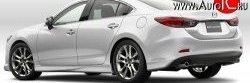 5 499 р. Накладки на задний бампер SkyActivSport  Mazda 6  GJ (2012-2015) дорестайлинг седан (Неокрашенная)  с доставкой в г. Керчь. Увеличить фотографию 5