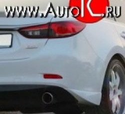 5 499 р. Накладки на задний бампер SkyActivSport  Mazda 6  GJ (2012-2015) дорестайлинг седан (Неокрашенная)  с доставкой в г. Керчь. Увеличить фотографию 7