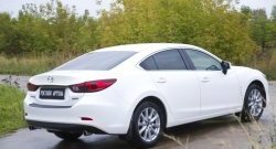 1 159 р. Накладка на задний бампер RA  Mazda 6  GJ (2012-2018) дорестайлинг седан, 1-ый рестайлинг седан  с доставкой в г. Керчь. Увеличить фотографию 3