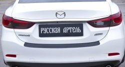 1 159 р. Накладка на задний бампер RA  Mazda 6  GJ (2012-2018) дорестайлинг седан, 1-ый рестайлинг седан  с доставкой в г. Керчь. Увеличить фотографию 4