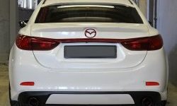 Диффузор заднего бампера Sport v3 Mazda 6  GJ (2015-2018) 1-ый рестайлинг седан