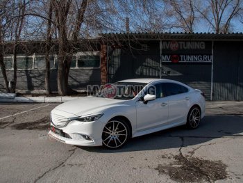 7 899 р. Решетка радиатора (Supreme с пакетом Plus и Executive, Grand Touring) MV tuning Mazda 6 GJ 1-ый рестайлинг седан (2015-2018) (Неокрашенная)  с доставкой в г. Керчь. Увеличить фотографию 3