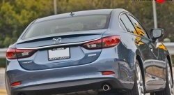 2 699 р. Лип спойлер M-VRS Mazda 6 GJ 1-ый рестайлинг седан (2015-2018) (Неокрашенный)  с доставкой в г. Керчь. Увеличить фотографию 3