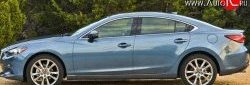 2 699 р. Лип спойлер M-VRS Mazda 6 GJ 1-ый рестайлинг седан (2015-2018) (Неокрашенный)  с доставкой в г. Керчь. Увеличить фотографию 4